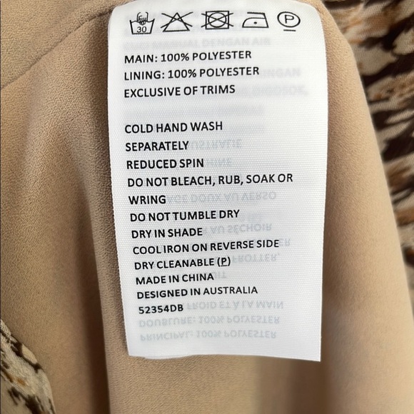 Bardot Revolve Cascading Ruffle Printed Ellie Midi Dress Slip Dress Sundress 8/M - Picture 7 of 17